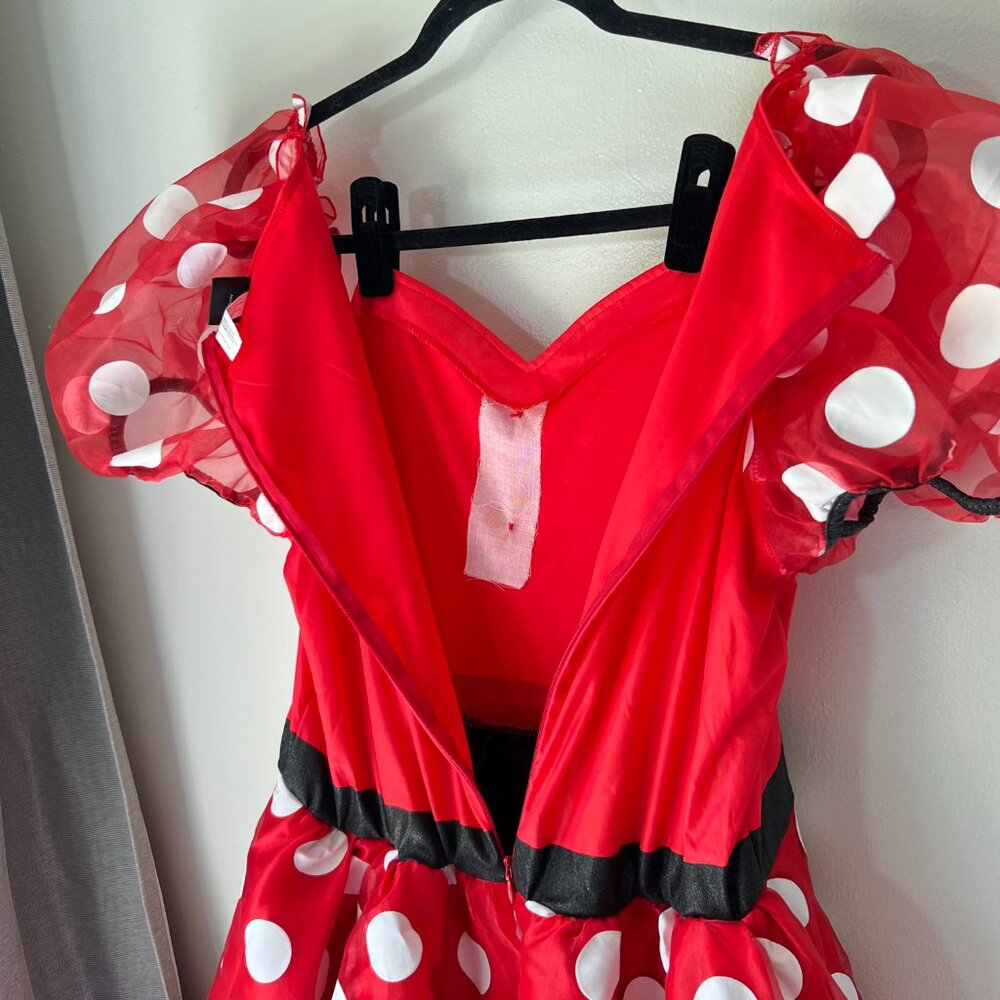 Disney Minnie Mouse Dress & Ears Adult 2XL (18β20) | Cosplay Halloween Costume - Picture 4 of 16